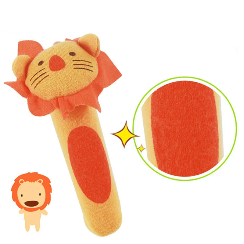 Bonito dos desenhos animados sino chocalho para crianças bebê macio pelúcia chocalho brinquedos recém-nascidos chocalho celulares bebê infantil bebe brinquedos presente de natal
