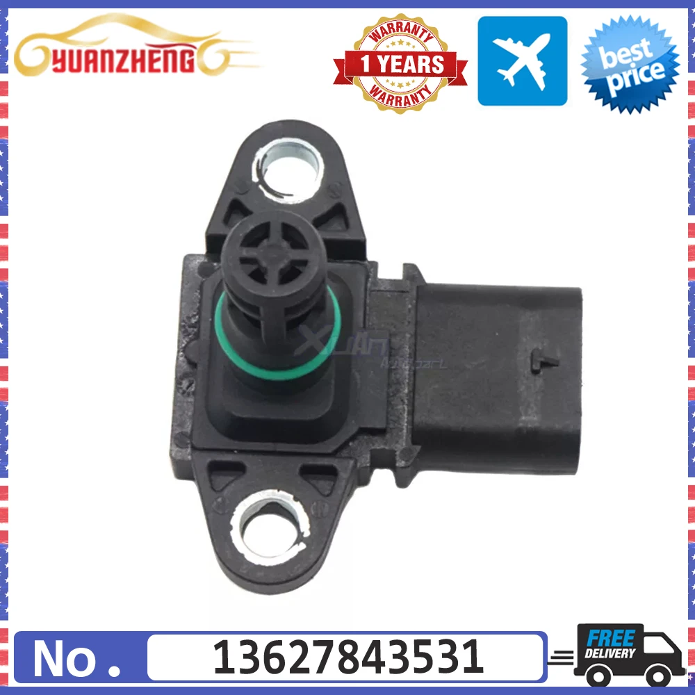 

1pcs Intake Manifold MAP Pressure Sensor 13627843531 For BMW 3.5 135I 335I N20 N54 X1 X3 X4 X5 X6 Z4 E84 E89 F06 F07 F10 F11