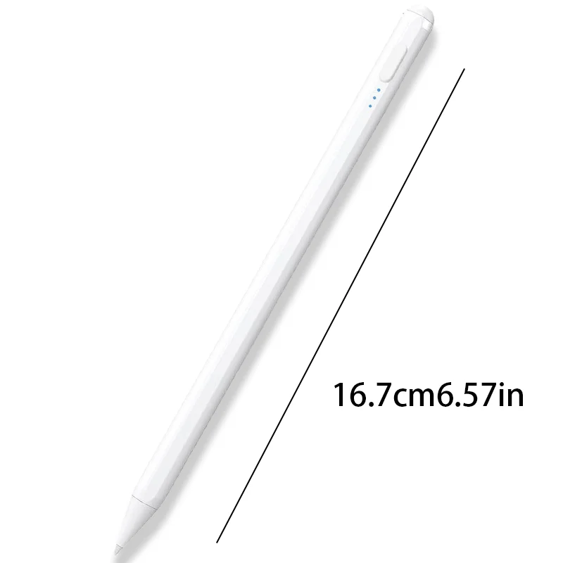 Active Stylus Pen for iPad 2018-2026, Quick Charge, Extended Battery, Magnetic Side Mount, Palm Rejection Technology