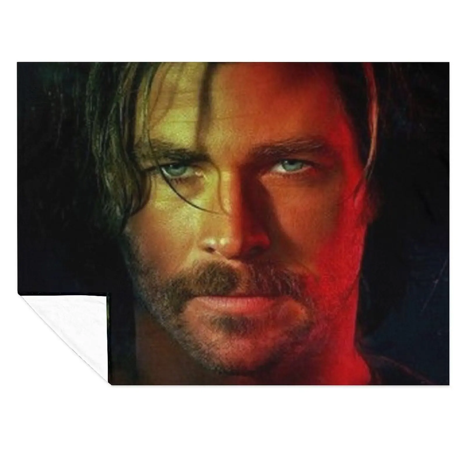 

chris hemsworth Throw Blanket Bed Summer christmas decoration Blankets