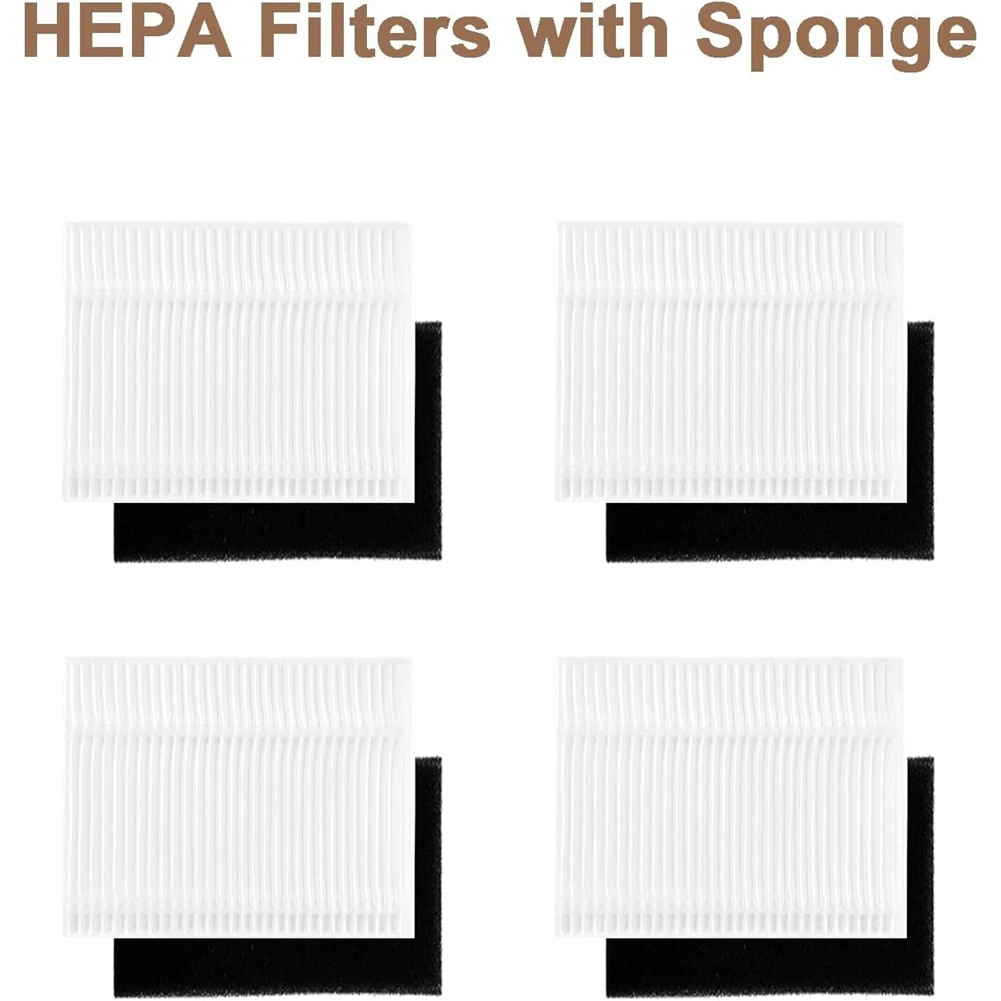 Para aspiradora Eufy L60 SES / L60 / L60 Hybrid / L50 / L50 SES, piezas de repuesto de filtro Hepa de Cepillo Lateral principal