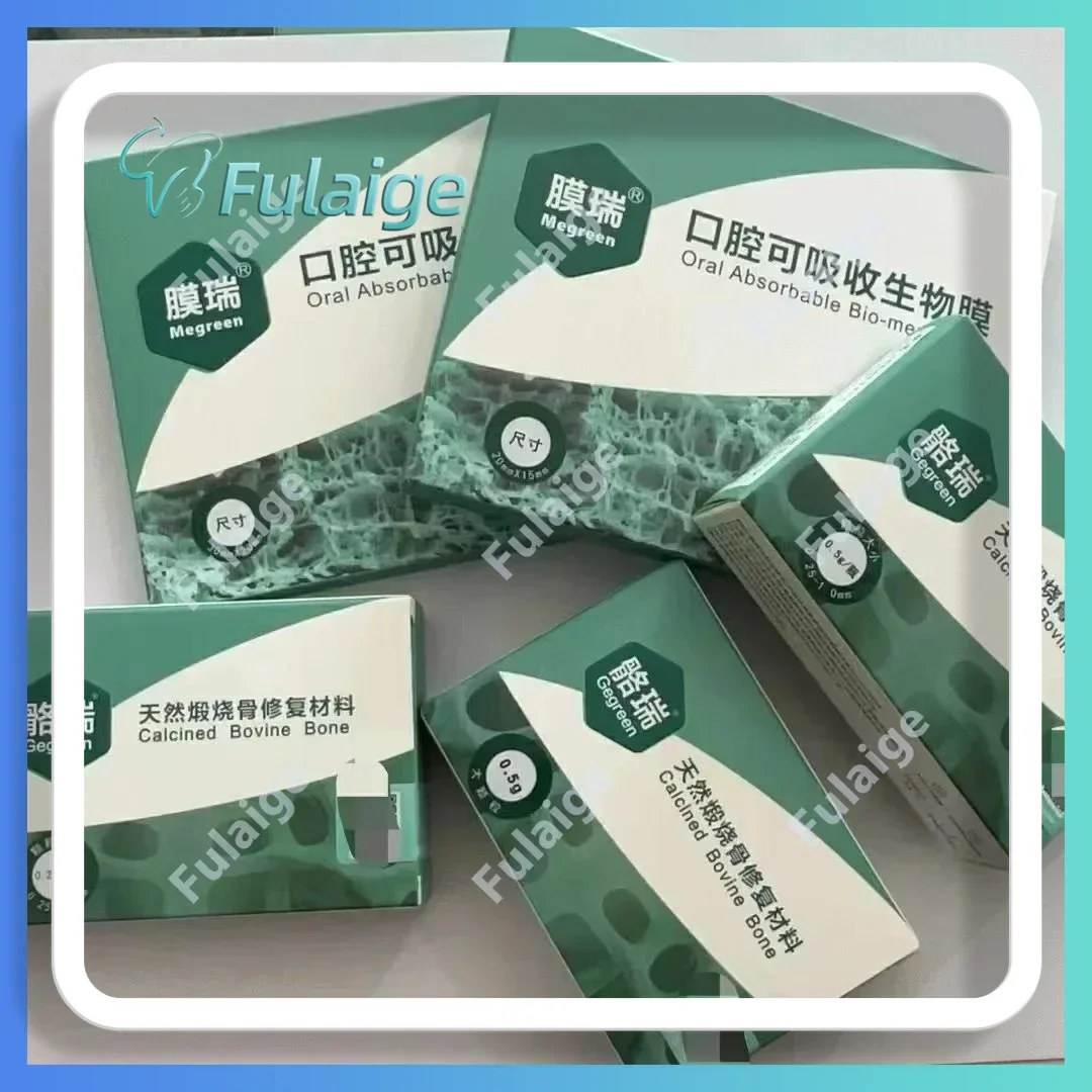 Calcined Bovine Bone Powder Oral Absorbable Bio-membrane Dental Biofilm Meal Materials for Guided Regeneration Cavity Repair