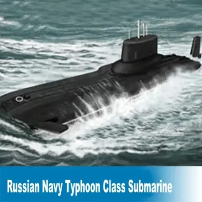 Hobbyboss 87019 Static Scale Model 1:700 Russian Navy Typhoon Class Submarine Assembly Model Buidling Model Kits