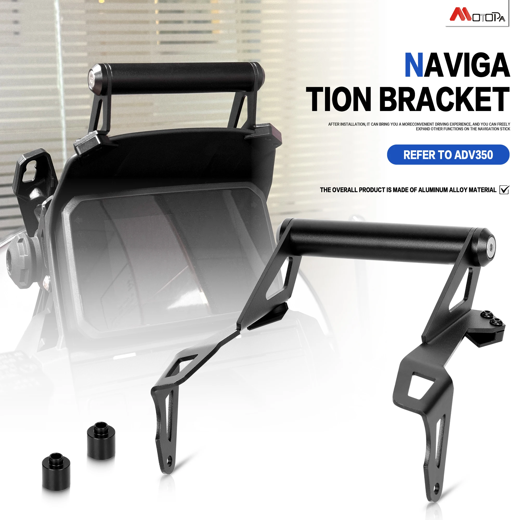 

For Honda ADV 350 2022-2025 Motorcycle Accessories GPS Navigation Bracket Mobile Phone Holder Stand 22mm ADV350 2025