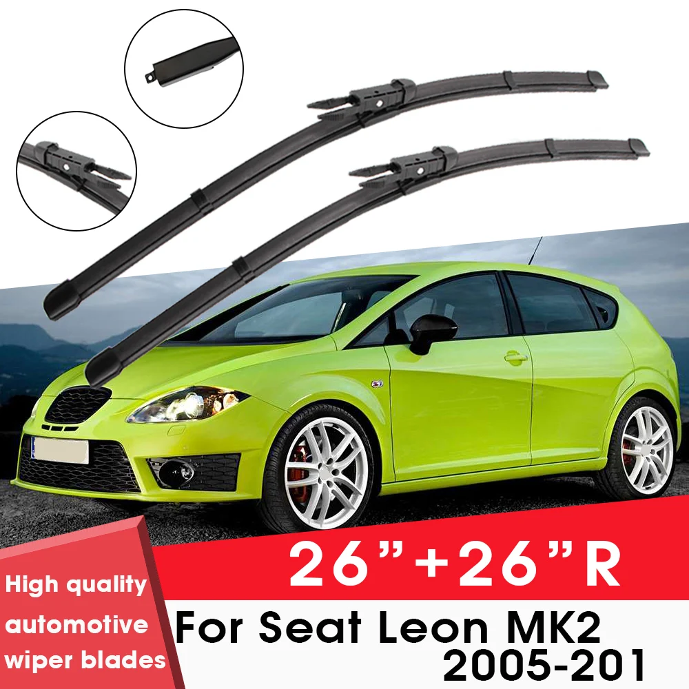 Car Wiper Blade Blades For Seat Leon MK2 2005-2012 26