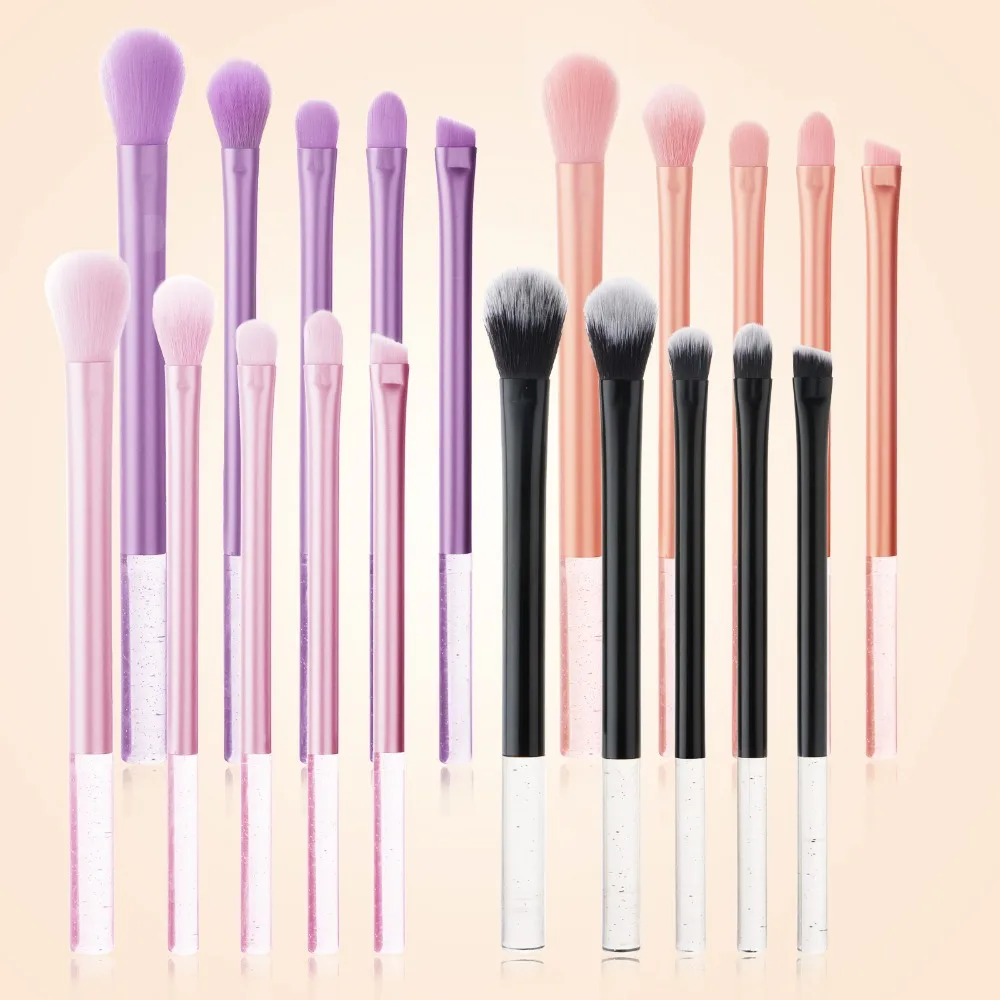 

5Pcs Makeup Brush Set Foundation Brush Soft Powder Blush Concealer Brush Eye Shadow Cosmetic Brushes Beauty Make Up Tools