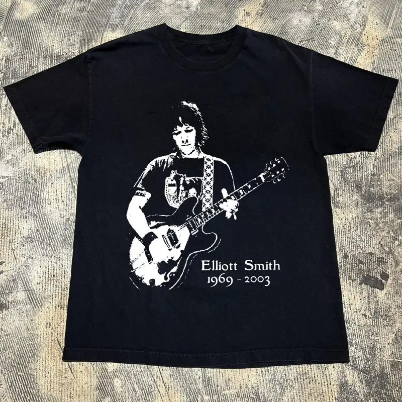 2003 Elliott Smith Memorial T Shirt Black All Size