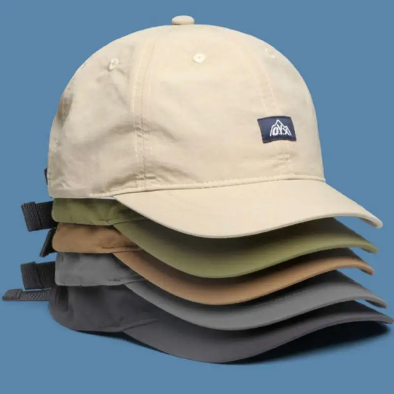 

1PC New Summer Quick-drying Cap Fashion Outdoor Sports Sunscreen Breathable Mesh Cap for Women Men Adjustable Outdoor