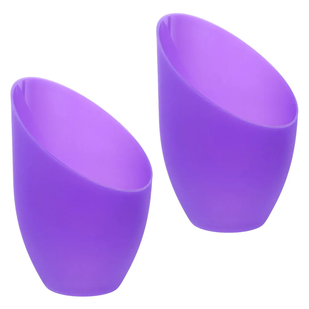 

2Pcs Inclined Horseshoe Lampshade Plastic Modern Lampshade Decorative Cover for LED Floor Lamp Ceiling Light Covers Small Lamp