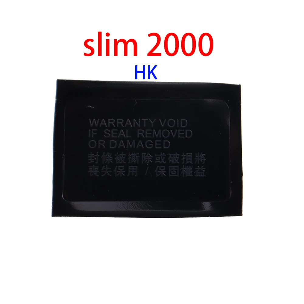 PS4 Pro Slim用の改ざん防止ラベルステッカー,保証修理,コンソールハウジングシール,1000, 1100, 1200, 2000, 2個