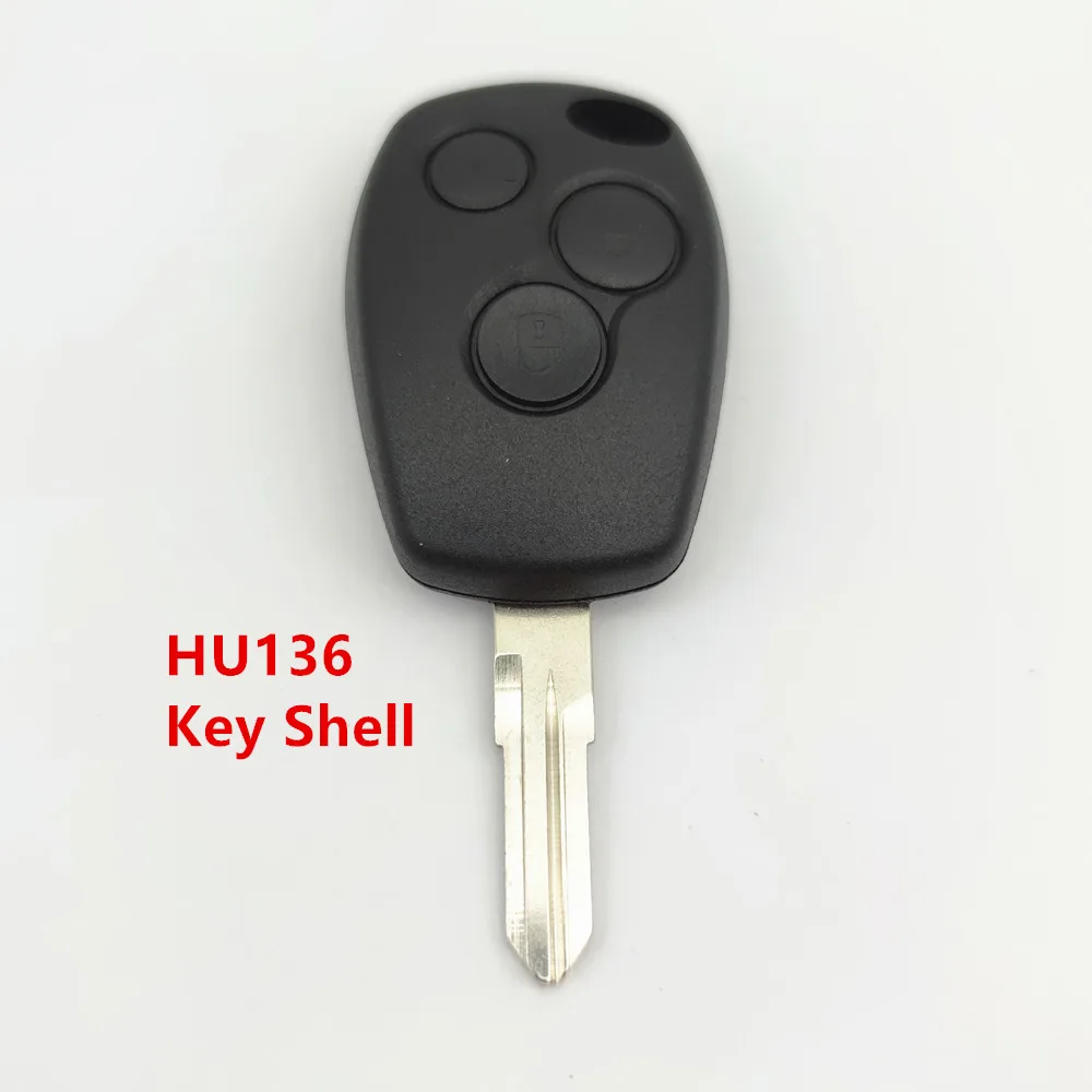 1PCS 3 button Remote Key 433MHz PCF7946 PCF7947 Chip For Renault Duster Modus Clio 3 Twingo DACIA Logan Sandero Kangoo