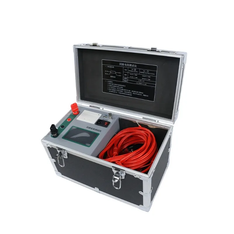 

Loop resistance tester, high precision, high and low voltage switch cable test