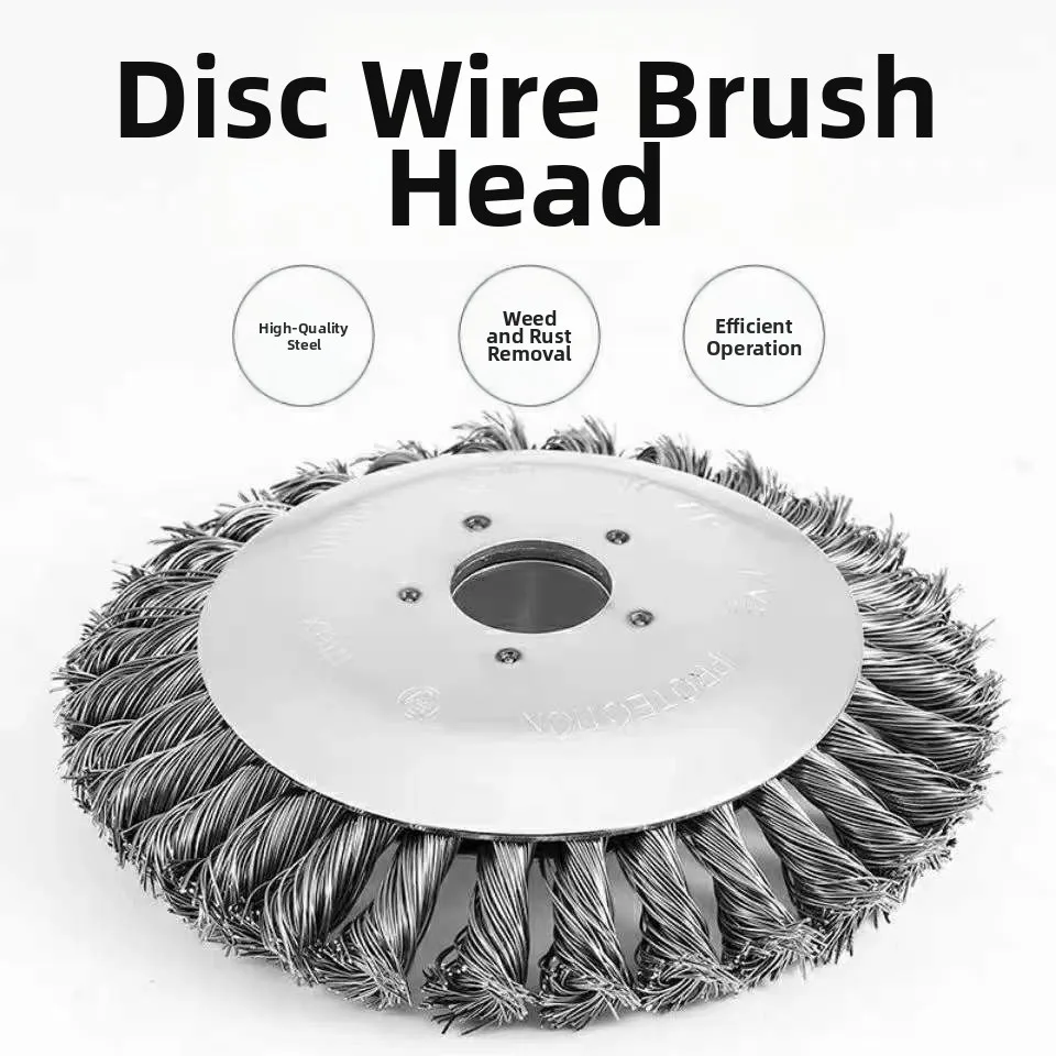 6 Inch 8 Inch Steel Wire Plant Trimmer Head Replacement Disc 5 PCS Set For Garden Lawn Mower Replacement Kit