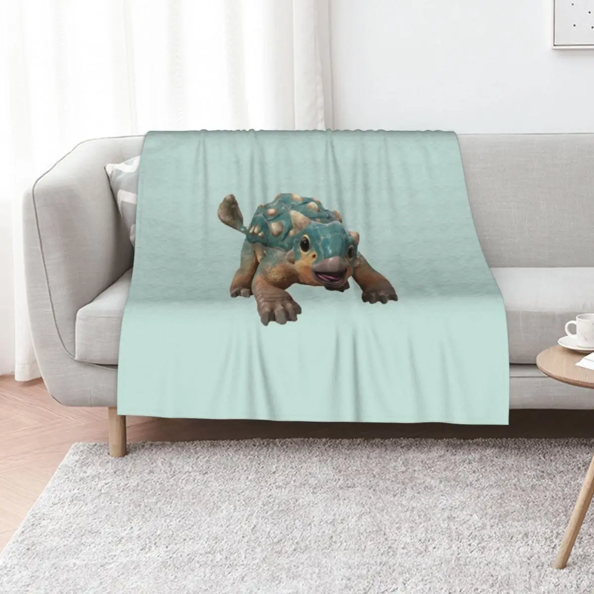 

Bumpy Ankylosaurus magniventris Throw Blanket Hair Decorative Sofas anime Weighted Blankets
