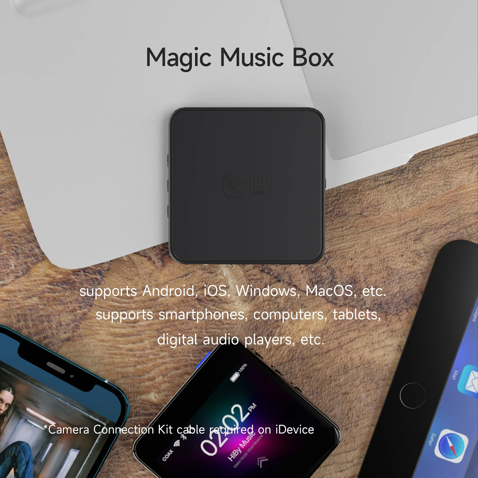 HiBy FD1 Тип C USB ЦАП Усилитель для наушников декодер HiFi аудио DSD128 MQA для музыкального плеер MP3 Win10 Android iOS Mac Звуковая карта