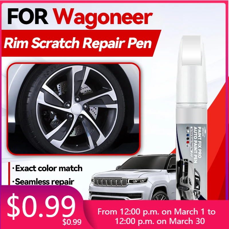

Аксессуары для автомобиля: Карандаш для ремонта лакокрасочного покрытия JEEP WAGONEER, средство для устранения царапин, серый PAS, белый PW2, серебристый PSE
