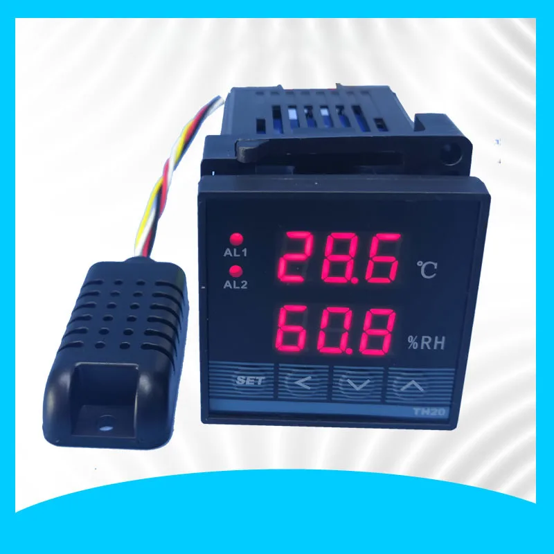 CH805 pantalla Digital inteligente, instrumento de Control de temperatura y humedad, incubación, máquina de cría de invernadero, almacén