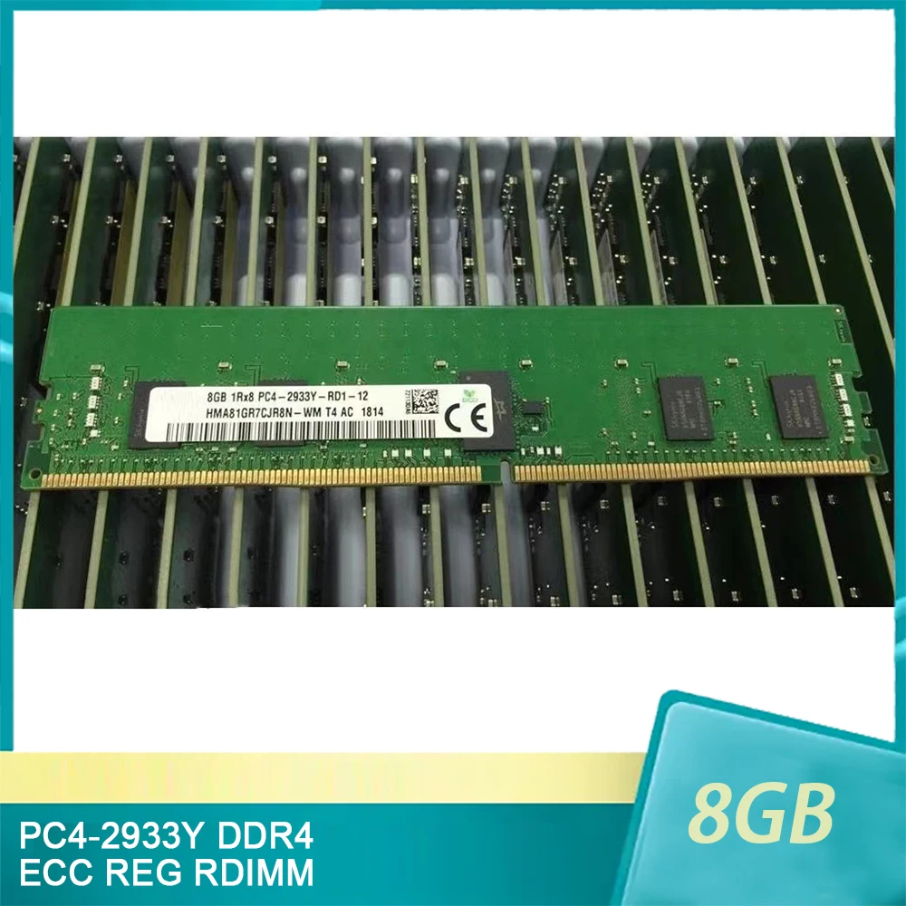 

1Pcs For SK Hynix RAM HMA81GR7CJR8N-WM 8GB 8G PC4-2933Y DDR4 2933 ECC REG RDIMM Server Memory