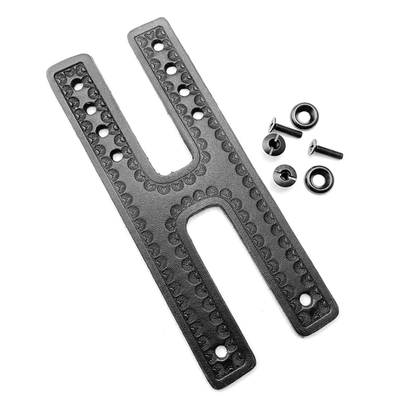 1 peça de cinto de couro curtido vegetal IWB: fixação rápida para bainhas táticas Kydex