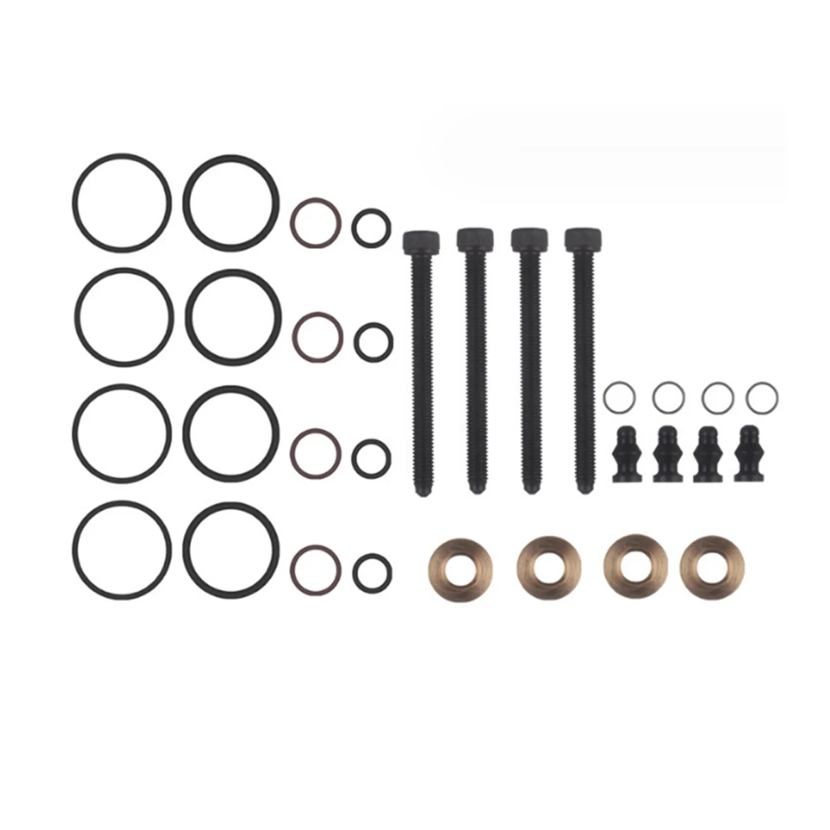 Fuel Injector Seal Repair Kit Injector Bolts for Audi A2 A3 A4 VW Skoda 1.2 1.4 1.9 TDI 1417010997 038103385A