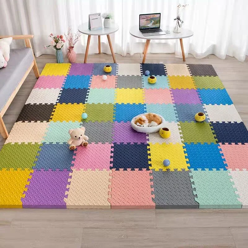 Non-toxic Activities Mat for Baby Playmat Thick 25mm Floor Noise 30x30cm 8PCS Baby Play Mats Pool Mat Rugs Play Mats Gym Sports