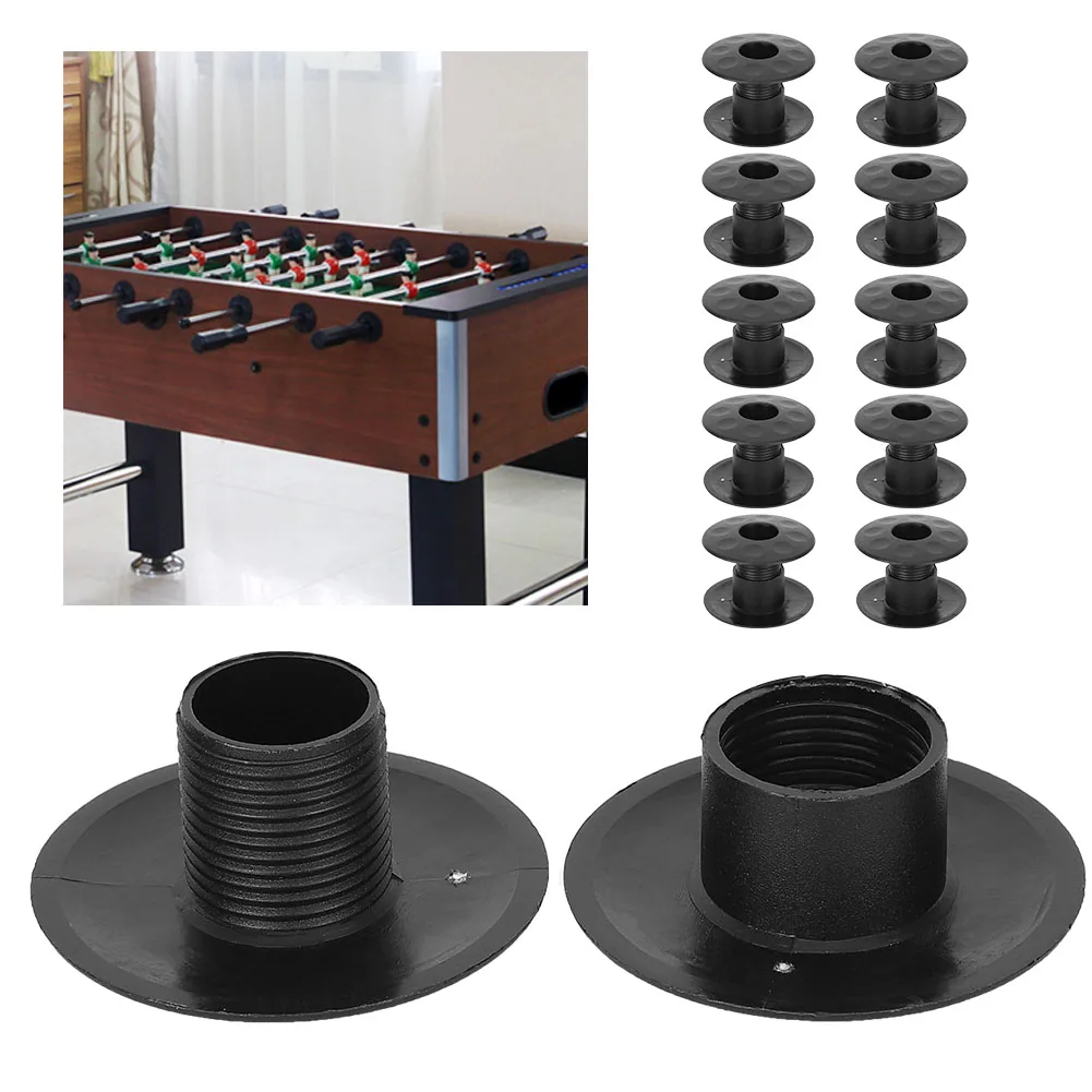 10 paia di boccole per biliardino da tavolo aste per cuscinetti per calcio balilla Foosball accessori per giochi divertenti