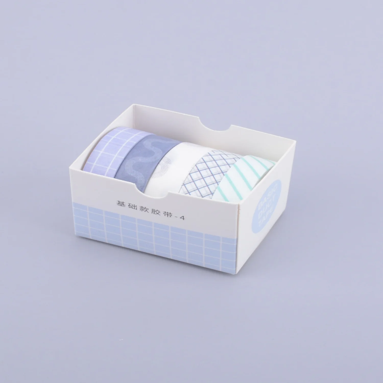 5 gulungan Pita Washi Pola Campuran