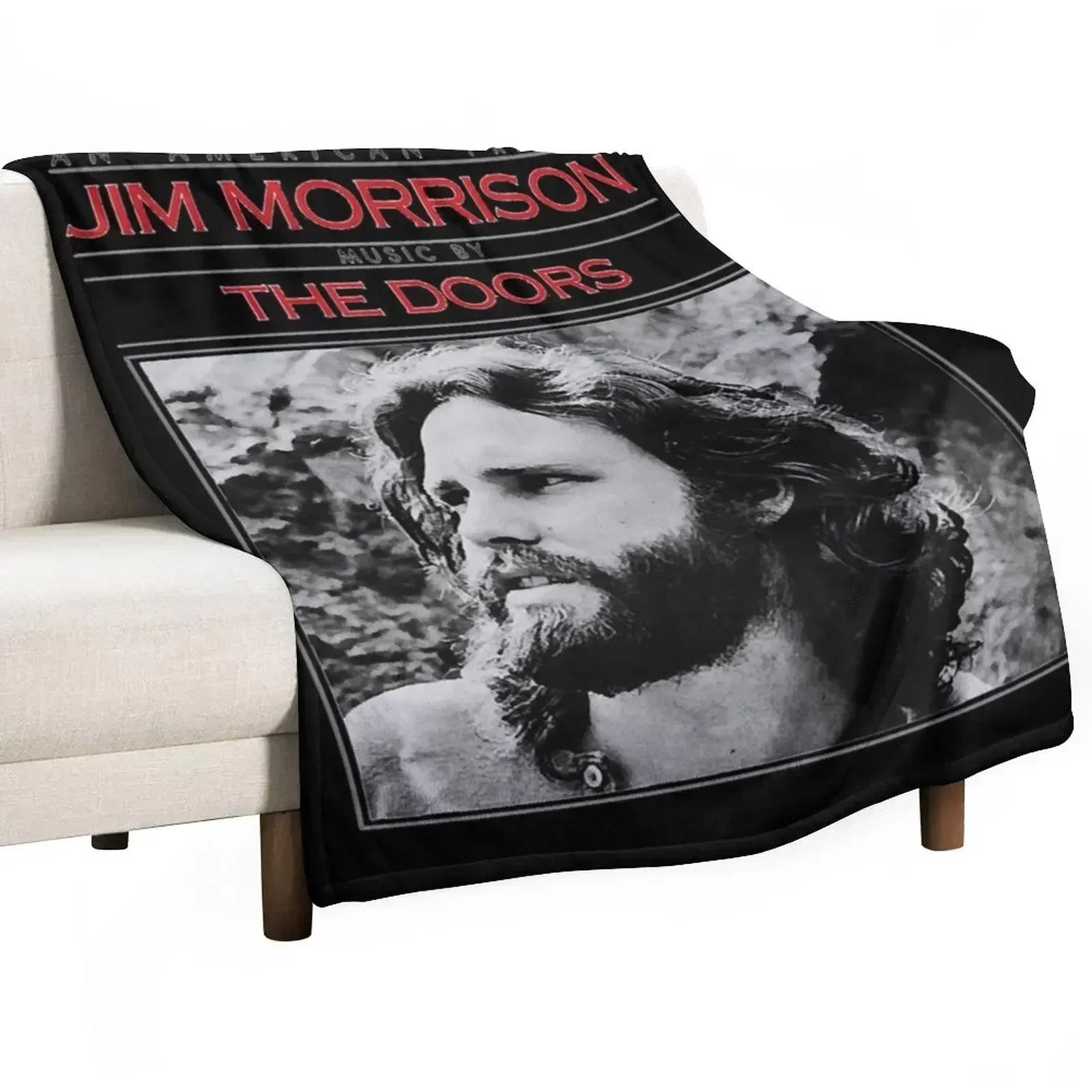 

An American Prayer Jim Morrison Classic Throw Blanket Soft Warm Blanket Gift for Grandparents