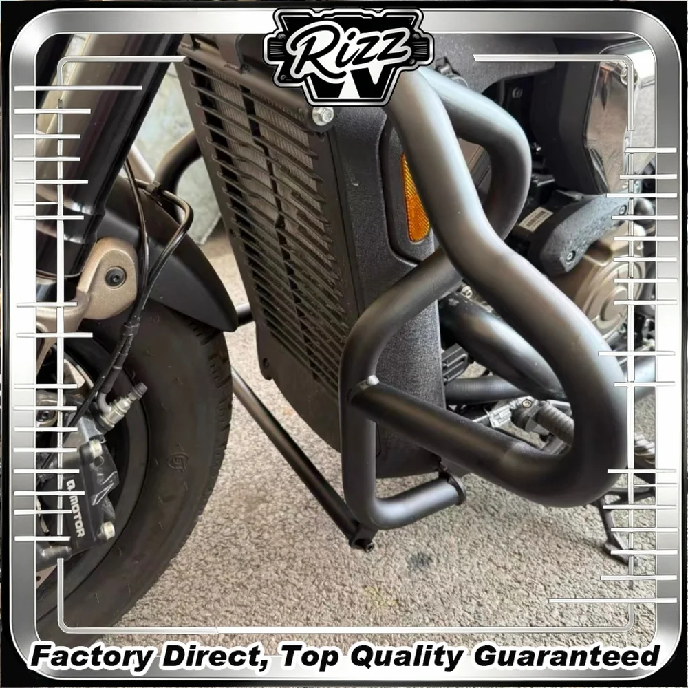 For QJMOTOR Flash 600 special modification accessories, the motorcycle guardrail and bumper can be installed without any damage.