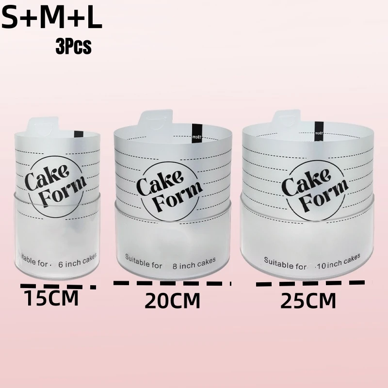 Verstelbare Cake Ring Mold Intrekbare Fondant Gereedschap Mousse Cake Ring Acryl Cirkel Bakring DIY Mousse Cakevorm