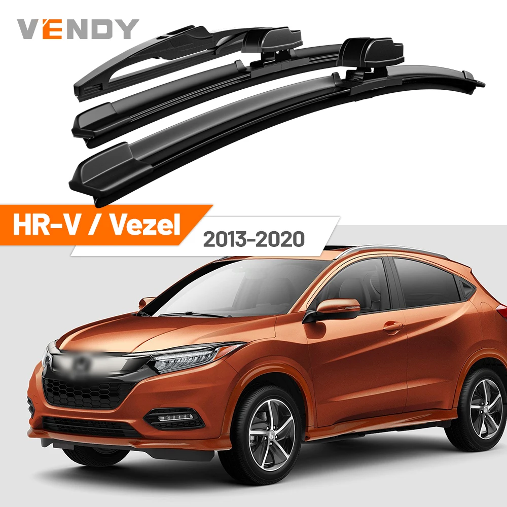 

Для Honda HR-V Vezel 2013-2020 (2014, 2015, 2016, 2017, 2018) — Комплект передних и задних щеток стеклоочистителя, аксессуары
