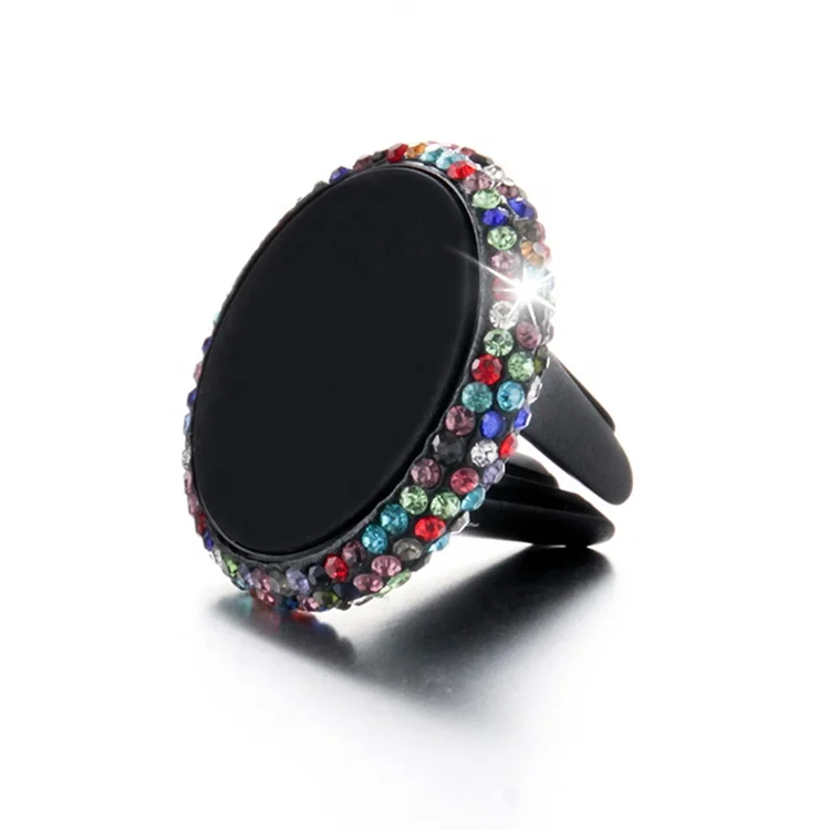 for Adjustable Diamond Mini Crystal Vent Magnetic Car Phone Holder  Navigation Mount Universal Mobile Device Stand
