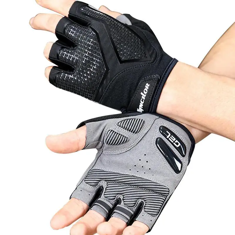 

Half Finger Cycling Gloves Anti-Slip Cycling Gloves Waterproof Touchscreen Gloves Men Women Mountain Bike Gloves For Road Racing