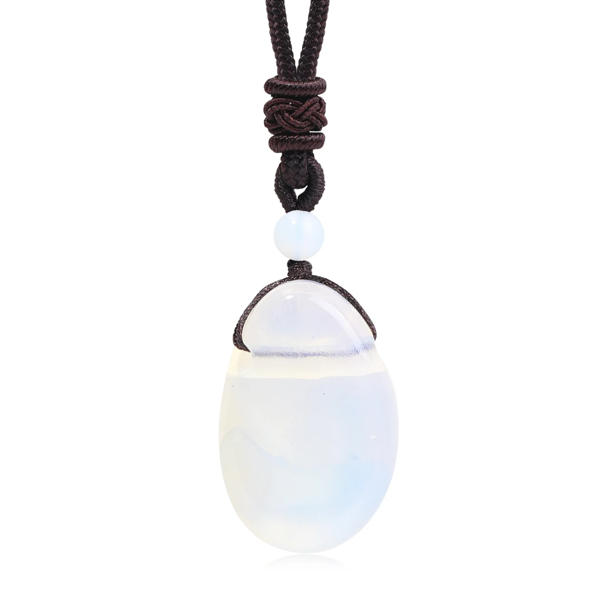 Natürliche Edelstein-Halskettenanhänger aus Amethyst, Rosenquarz und Klarquarz für Männer und Frauen, Gesundheits- und Wohlstands-Schmuck – Detail 26