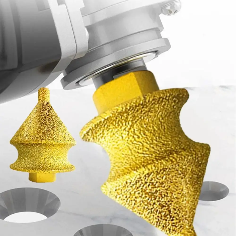 Broca de chaflán Adamas de tamaño M10, resistente al desgaste, forma redonda, abridor de agujeros agrandado, nuevo diseño, abridor de agujeros para azulejos, corte de granito