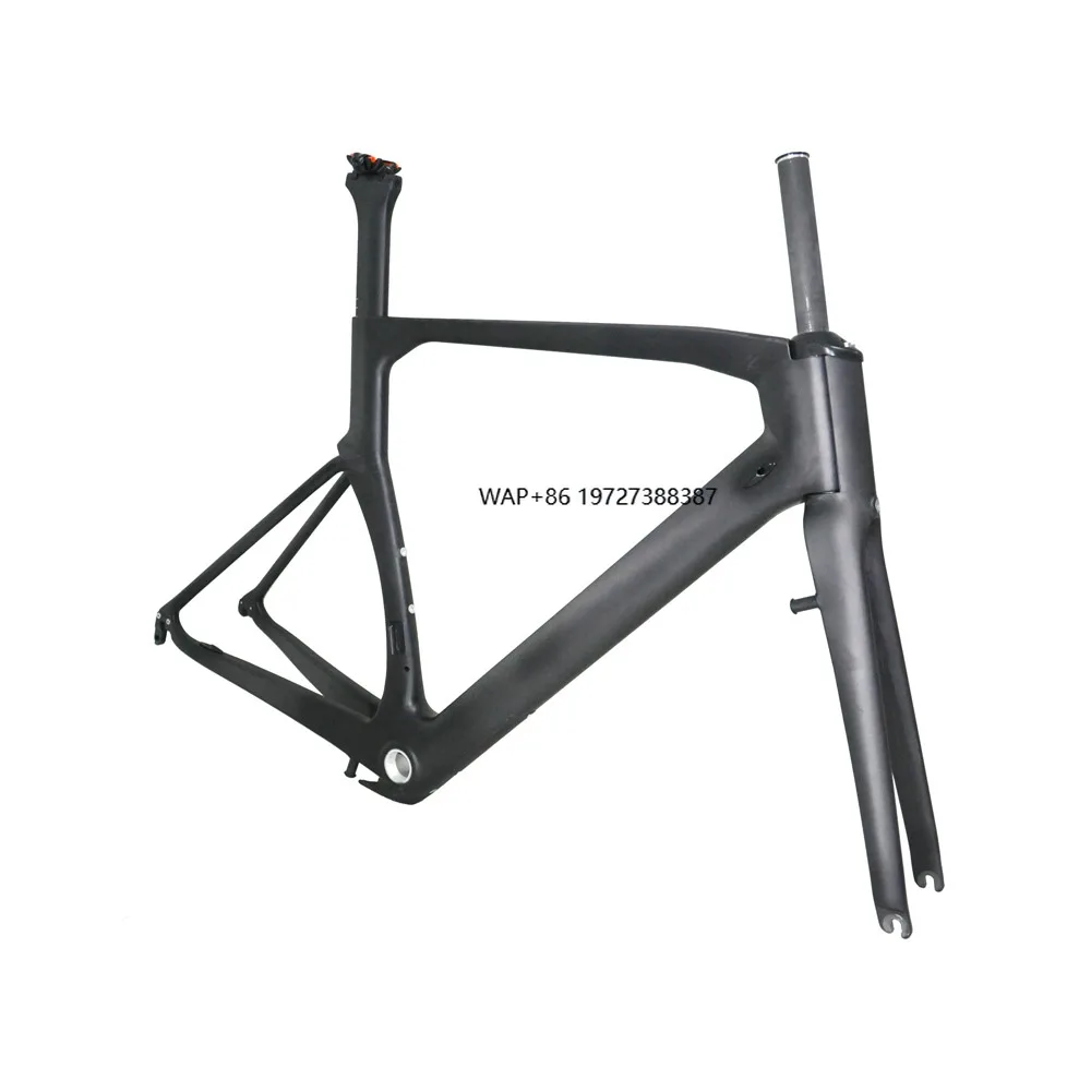 

700C Carbon Matte Road Frame Disc Brake Bike Cycling FM206 Bicycle Parts UD Quick Release