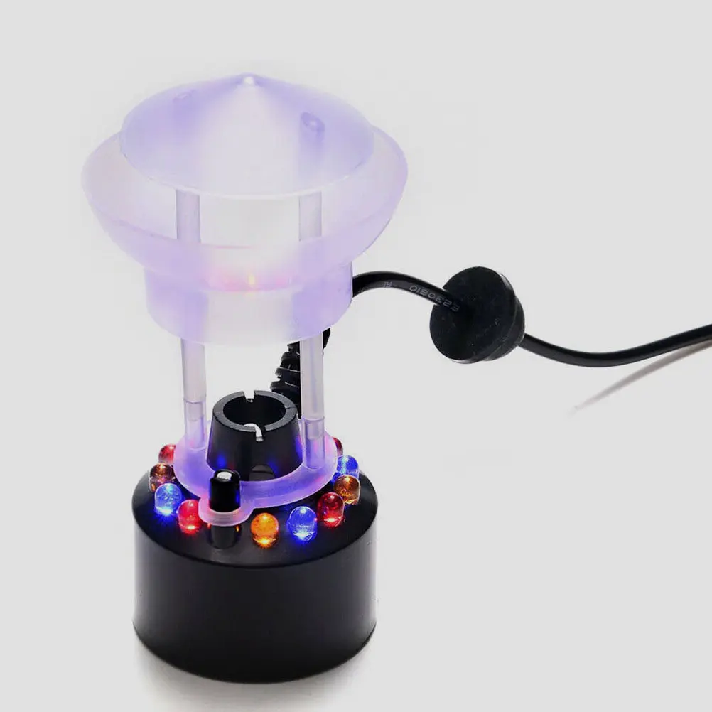 Mini Fog Machine LED Color Changing Mist Maker for Aquarium Terrarium Pond Fountain Indoor Outdoor Humidifier