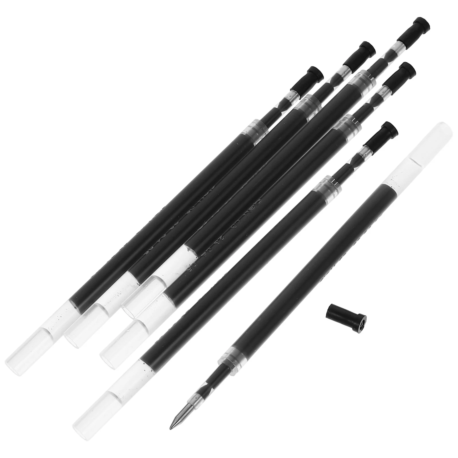 20Pcs Press Type Gel Pen Refills Smooth Writing Plastic Replacements Office Students Supplies Pen Ink Refills