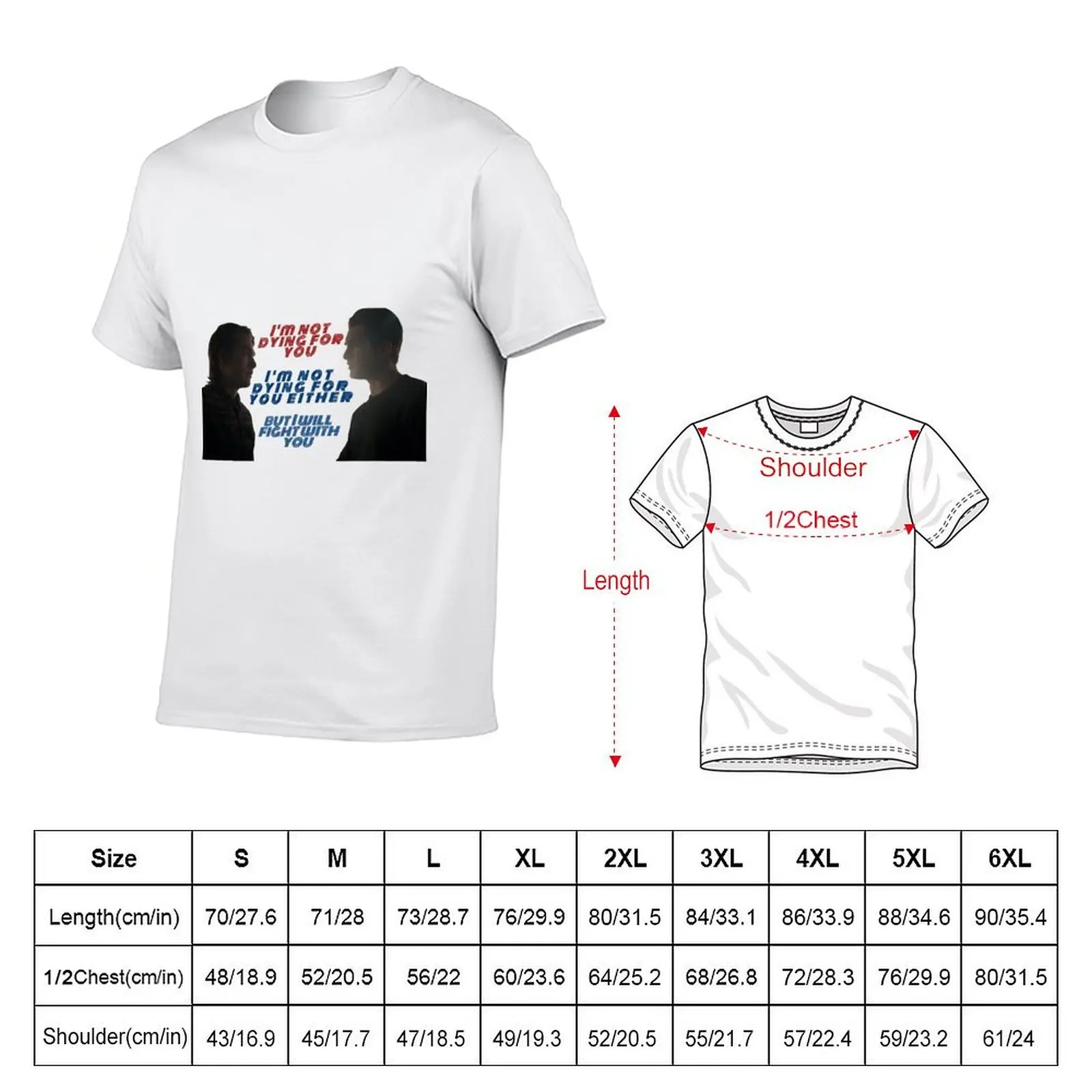 I'm not dyind for you! Theo and Liam - Teen Wolf T-Shirt t shirts for man graphic vintage t shirts with prints T-shirt