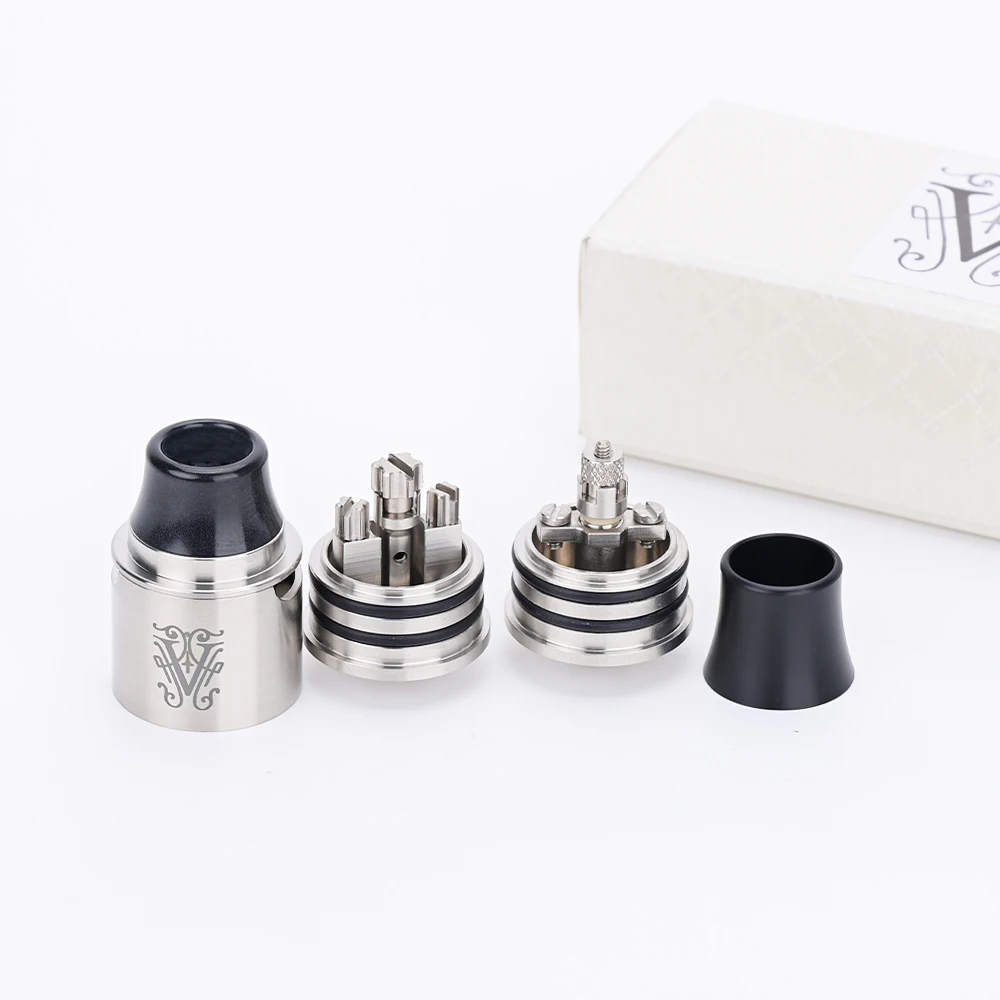 Wolfcoolvape Mazarin Rda 24Mm Tank Vape Rda Tank Rebuildable Druipende Verstuiver Met Bf Pin Verstuiver Rda Vape Tank