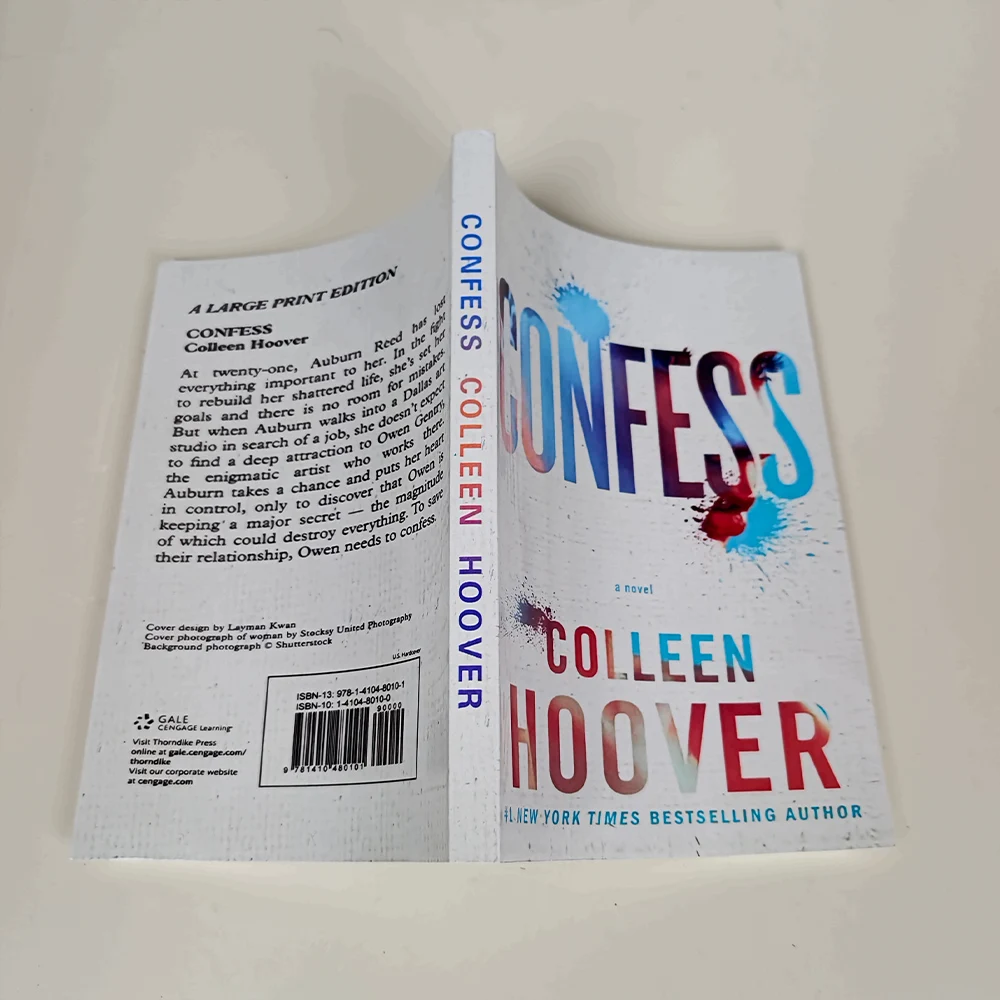 اعتراف كولين هوفر رواية كتاب إنجليزي غلاف عادي #2