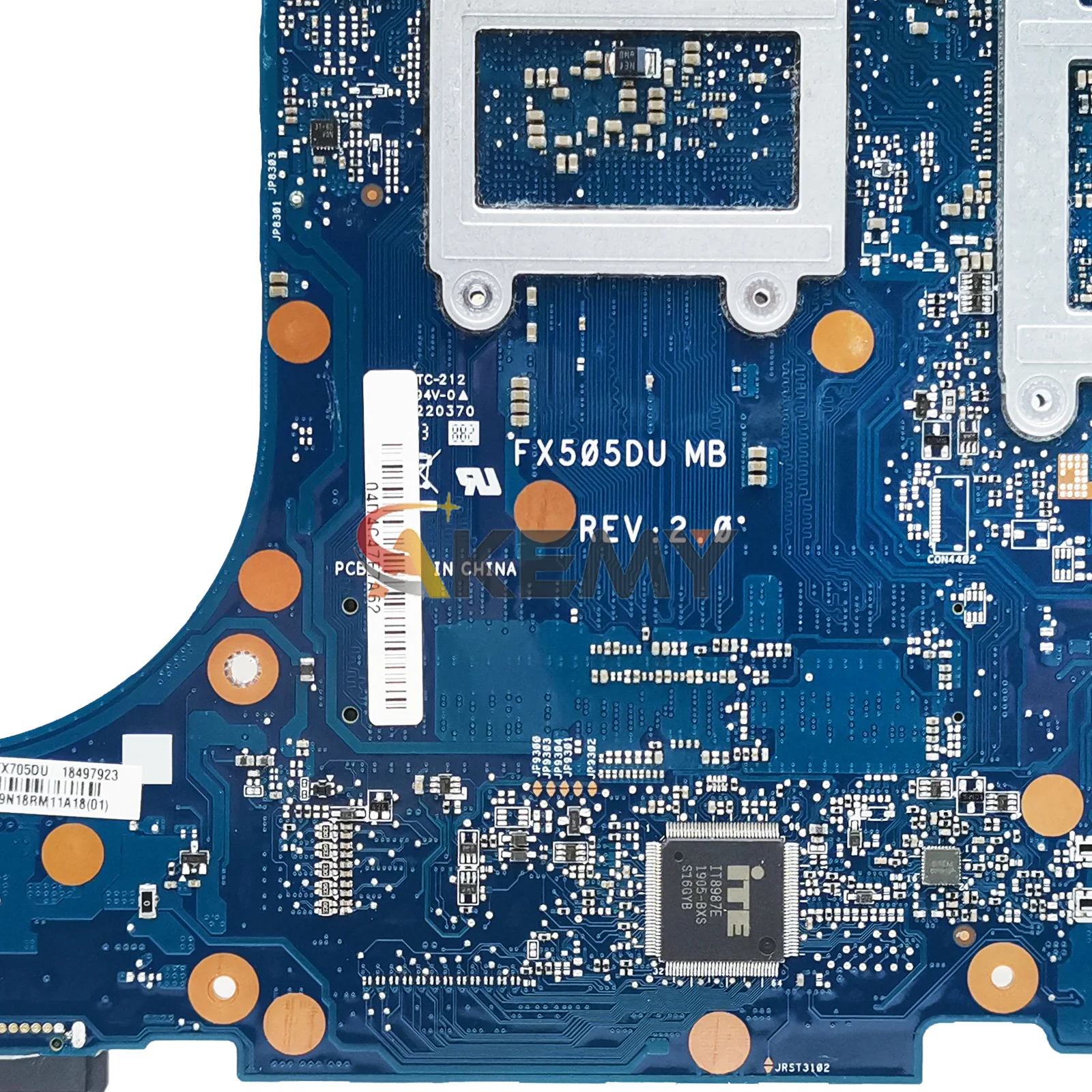 FX505DU اللوحة الأم للكمبيوتر المحمول ASUS TUF Gaming FX505GU FX505GM FX86FE FX86FD FX505 FX505GV اللوحة الرئيسية للكمبيوتر المحمول مع وحدة المعالجة المركزية R3 R5 R7