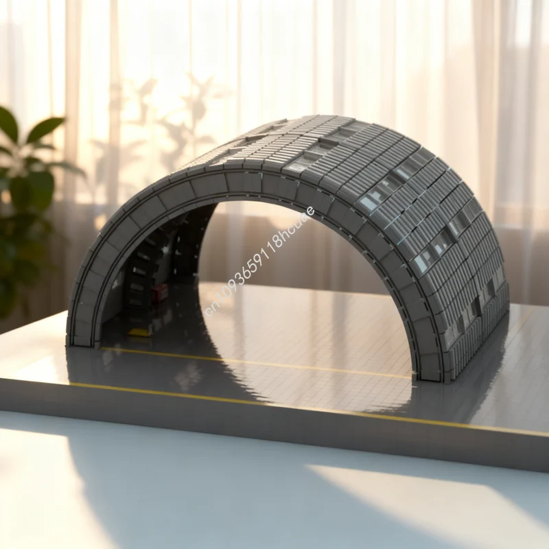 

9383 шт. MOC Hangar версия 2 городский аэропорт модель строительные блоки строительство творческая образовательная идея рождественские подарки игрушки кирпич