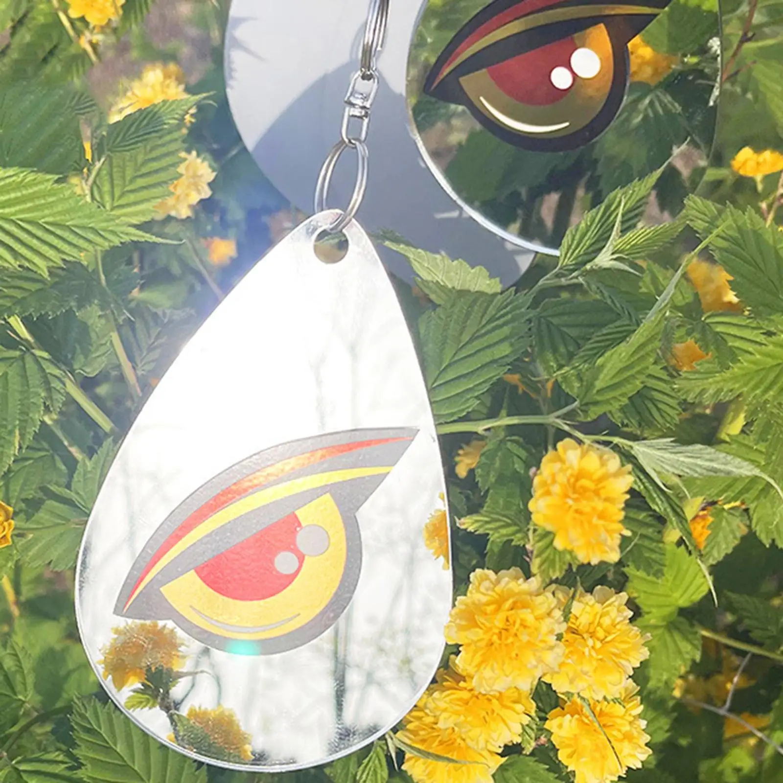 5Pcs Horror Eye Reflective Bird Repellent Ornament Accs for Home Windows