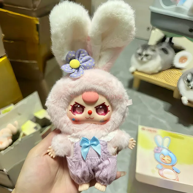 De eerste echte baby drie Macaron Little Rabbit serie Blind Box Tide Play rugzak hanger pop Blind Box meisje kerstcadeau