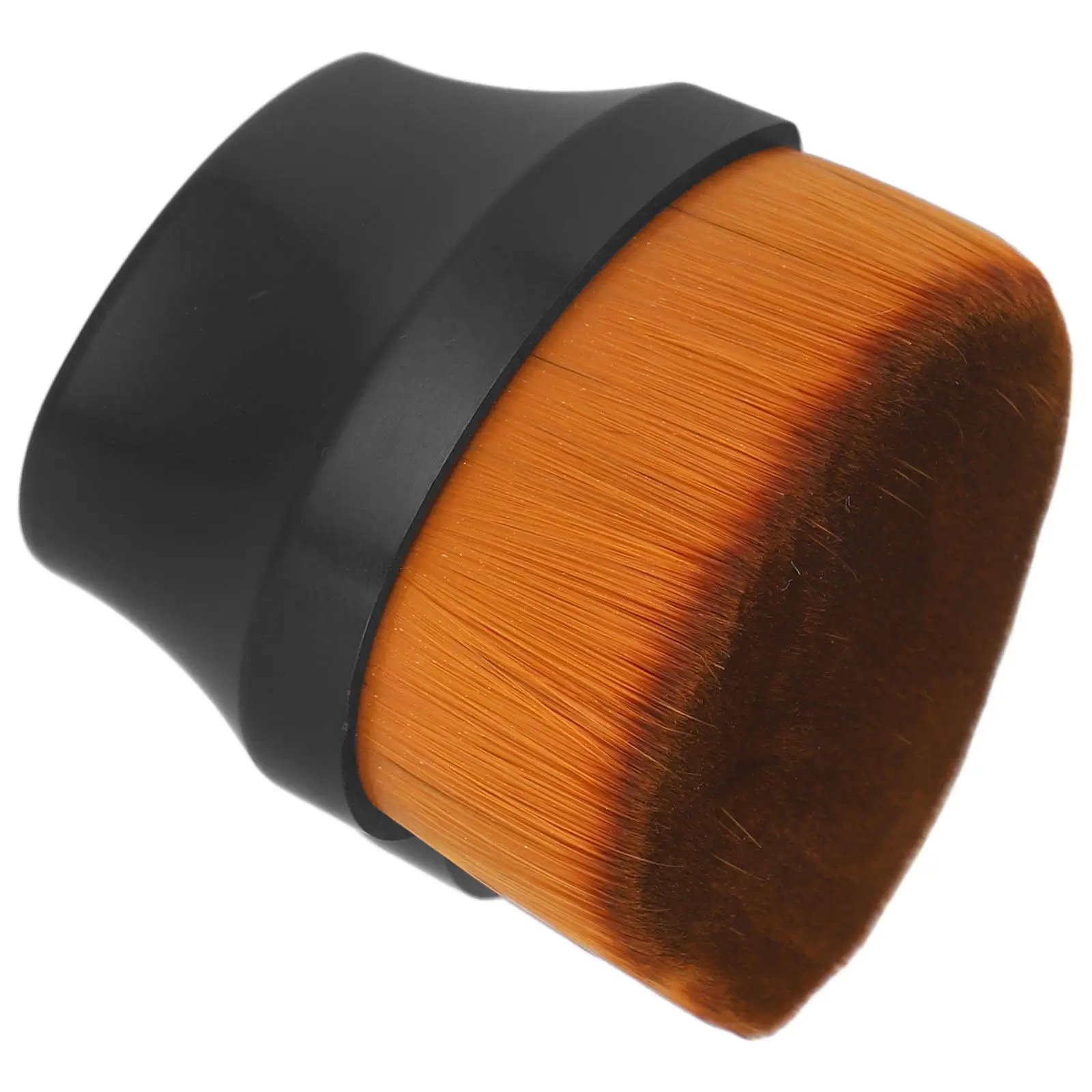 Heart Inspired Foundation Brush for Women Small Lightweight Short Handle Soft Fiber Bristles Seamless Blending Travel Brush