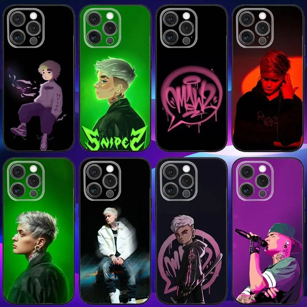 

L-Lit KUSTOM Killah Rapper Phone Case For iPhone 16e,16,15,14,13,12,11,Pro,X,XS,Max,XR,Plus,Mini Soft Black Cover