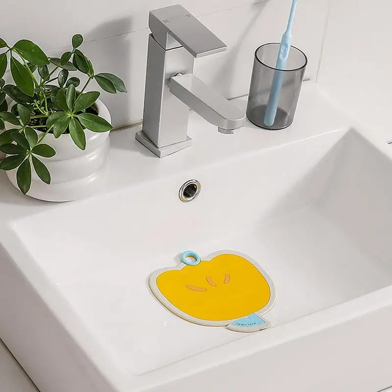 Drain Covers For Shower To Catch Hair Flat Bathtub Drain Cover Flower Design Anti-Odor Anti-blocking Bathroom Tub Cover For