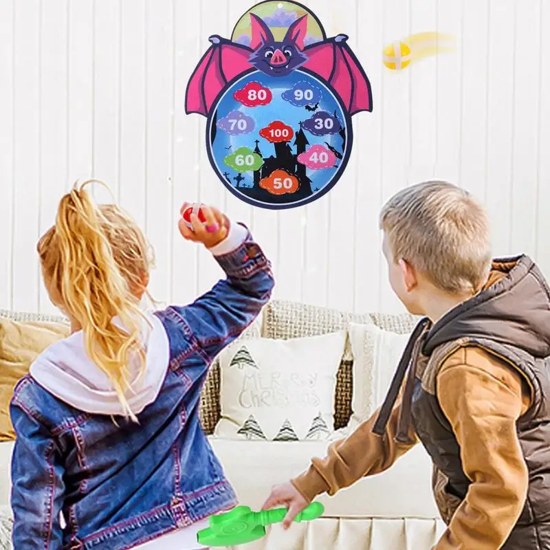 Targeting Adhesive Balls For Kids Halloween Targeting Children Throw Ball Game Enjoy Festive Fun Ball Toy For Family Game Night