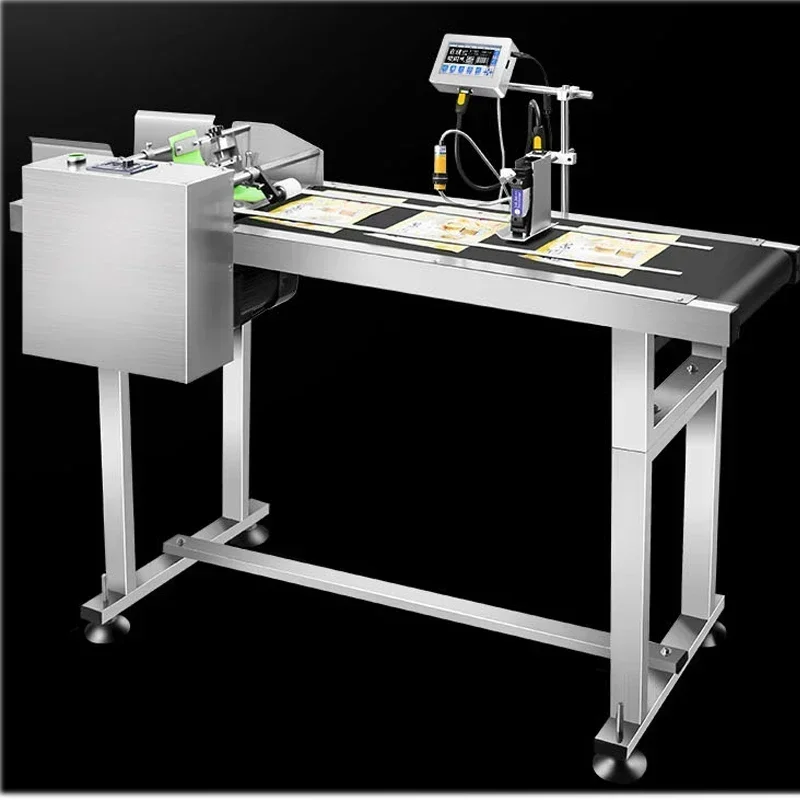 ポケットベルの電気自動印刷機のアップグレード、組立ラインコンベヤテーブル高速調整可能なオンライン印刷プロ